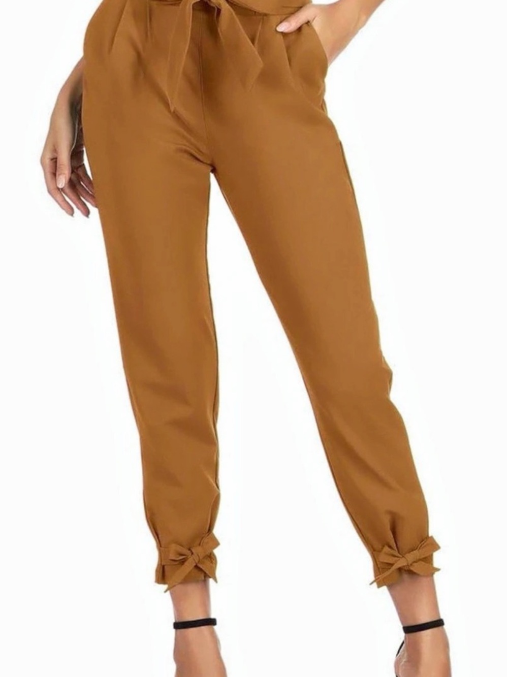Brown Ankle Pants